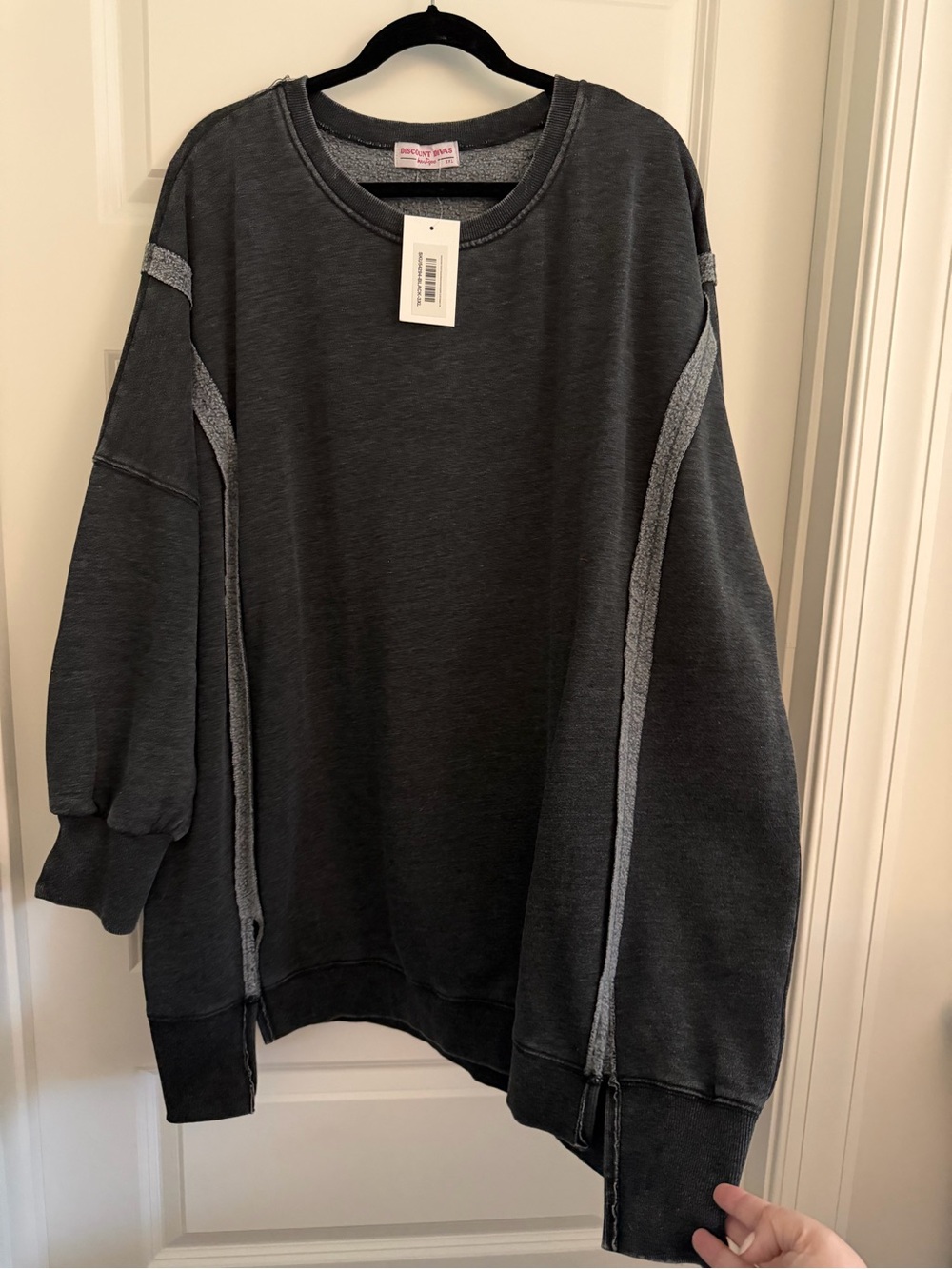 NWT Heather black sweatshirt